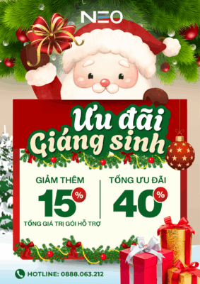 ưu đãi Giáng Sinh NEO Coworking