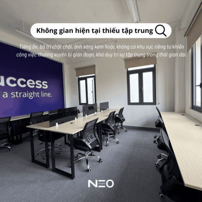 Không gian không còn phù hợp